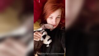 Olivewood (Olive Wood aka OliveWoodMFC) OnlyFans Leaks Red Head Slut is Horny Porn Video 129