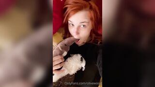 Olivewood (Olive Wood aka OliveWoodMFC) OnlyFans Leaks Red Head Slut is Horny Porn Video 129