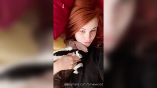 Olivewood (Olive Wood aka OliveWoodMFC) OnlyFans Leaks Red Head Slut is Horny Porn Video 129