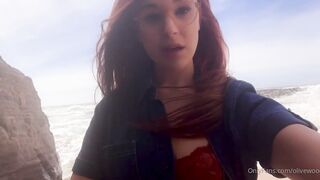 Olivewood (Olive Wood aka OliveWoodMFC) OnlyFans Leaks Red Head Slut is Horny Porn Video 121