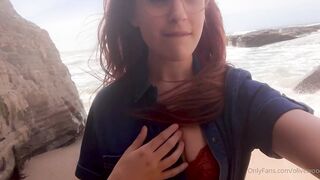 Olivewood (Olive Wood aka OliveWoodMFC) OnlyFans Leaks Red Head Slut is Horny Porn Video 121