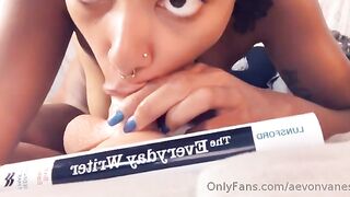 Aevonvan (Aevonvanessa aka Vanessa Aevon) OnlyFans Leaks Sexy Ebony Nude Porn Video 44