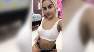 Maleepradoficial (Ale aka Maleeprado1) OnlyFans Leaks Colombian Amputee Hot Model Porn Video 4