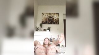 Xmileygreyx (Miley Grey aka mileygreyfeet) OnlyFans Leaks mileygrey 18 years old blondie Porn Video 5
