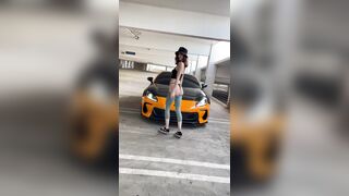 Slaydn (slaydnfox aka pnwdriven) OnlyFans Leaks brz_slaydn Cute Redhead Car Girl Next Door 10