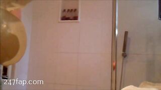 _College Shower Voyeur - 2 Friends in bathroom Leaked Amateur Nude Girl Porn Video 5