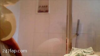 _College Shower Voyeur - 2 Friends in bathroom Leaked Amateur Nude Girl Porn Video 5