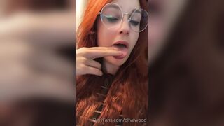 Olivewood (Olive Wood aka OliveWoodMFC) OnlyFans Leaks Red Head Slut is Horny Porn Video 277