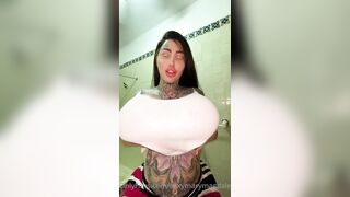 Sexymarymagdalene (Mary Magdalene aka xomarym) OnlyFans Leaks Tattoo Suicide Girl Gone Crazy Porn Video 4