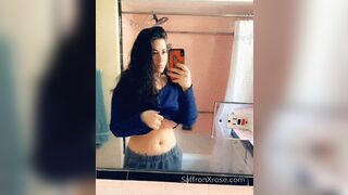 Saffronxxrose (Saffron Rose aka Saff aka SaffronXRose) OnlyFans Leaks saff.if.ya.nasty Boob Magic 109