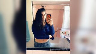 Saffronxxrose (Saffron Rose aka Saff aka SaffronXRose) OnlyFans Leaks saff.if.ya.nasty Boob Magic 109
