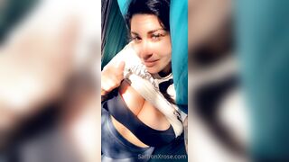 Saffronxxrose (Saffron Rose aka Saff aka SaffronXRose) OnlyFans Leaks saff.if.ya.nasty Boob Magic 218