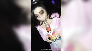 Tinytexie (Tiny Texie aka officialtinytexie) OnlyFans Leaks Sexiest Midget Corpus Christi Porn 77