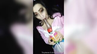 Tinytexie (Tiny Texie aka officialtinytexie) OnlyFans Leaks Sexiest Midget Corpus Christi Porn 77