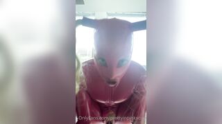 Prettyinpinkxoxofficial (Pretty in Pink) OnlyFans Leaks New Latex Goddess with Deepthroat Talent Porn Video 42
