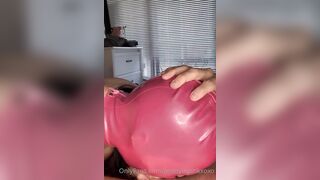 Prettyinpinkxoxofficial (Pretty in Pink) OnlyFans Leaks New Latex Goddess with Deepthroat Talent Porn Video 7