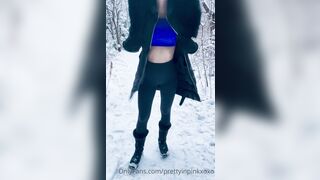 Prettyinpinkxoxofficial (Pretty in Pink) OnlyFans Leaks New Latex Goddess with Deepthroat Talent Porn Video 1