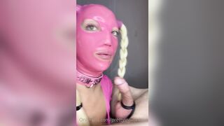 Prettyinpinkxoxofficial (Pretty in Pink) OnlyFans Leaks New Latex Goddess with Deepthroat Talent Porn Video 120