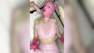 Prettyinpinkxoxofficial (Pretty in Pink) OnlyFans Leaks New Latex Goddess with Deepthroat Talent Porn Video 24