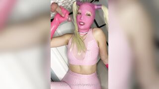 Prettyinpinkxoxofficial (Pretty in Pink) OnlyFans Leaks New Latex Goddess with Deepthroat Talent Porn Video 24