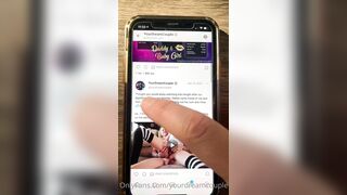 Yourdreamcouple (Your Dream Couple) OnlyFans Leaks Twin Flame Daddy and Baby Girl Porn Video 374