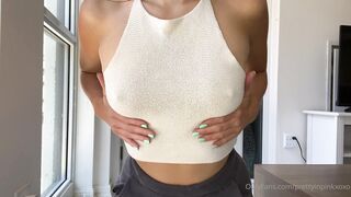 Prettyinpinkxoxofficial (Pretty in Pink) OnlyFans Leaks New Latex Goddess with Deepthroat Talent Porn Video 74