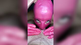 Prettyinpinkxoxofficial (Pretty in Pink) OnlyFans Leaks New Latex Goddess with Deepthroat Talent Porn Video 11