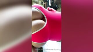 Therealbrandy (Brandy Talore aka The Real Brandy) OnlyFans Leaks Ohio Huge Tits Thic Ass Porn Video 1