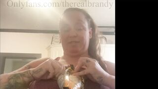 Therealbrandy (Brandy Talore aka The Real Brandy) OnlyFans Leaks Ohio Huge Tits Thic Ass Porn Video 45