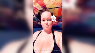 Therealbrandy (Brandy Talore aka The Real Brandy) OnlyFans Leaks Ohio Huge Tits Thic Ass Porn Video 100