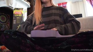 Lvl80waifu (Mattiedoll aka Mattie Doll) OnlyFans Leaks Redhead Waifu is Very Horny Porn Video 20