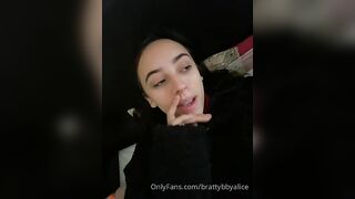 Brrattybbyalice (Bratty BBy Alice) OnlyFans Leaks 21 years old Brazilian Brat Porn Video 39