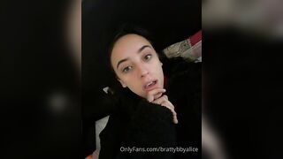 Brrattybbyalice (Bratty BBy Alice) OnlyFans Leaks 21 years old Brazilian Brat Porn Video 39