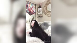 Kristenn (Kristen) OnlyFans Leaks Very Slim Black Hair Sexy Babe Porn Video 48