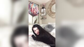 Kristenn (Kristen) OnlyFans Leaks Very Slim Black Hair Sexy Babe Porn Video 48