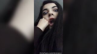 Kristenn (Kristen) OnlyFans Leaks Very Slim Black Hair Sexy Babe Porn Video 41